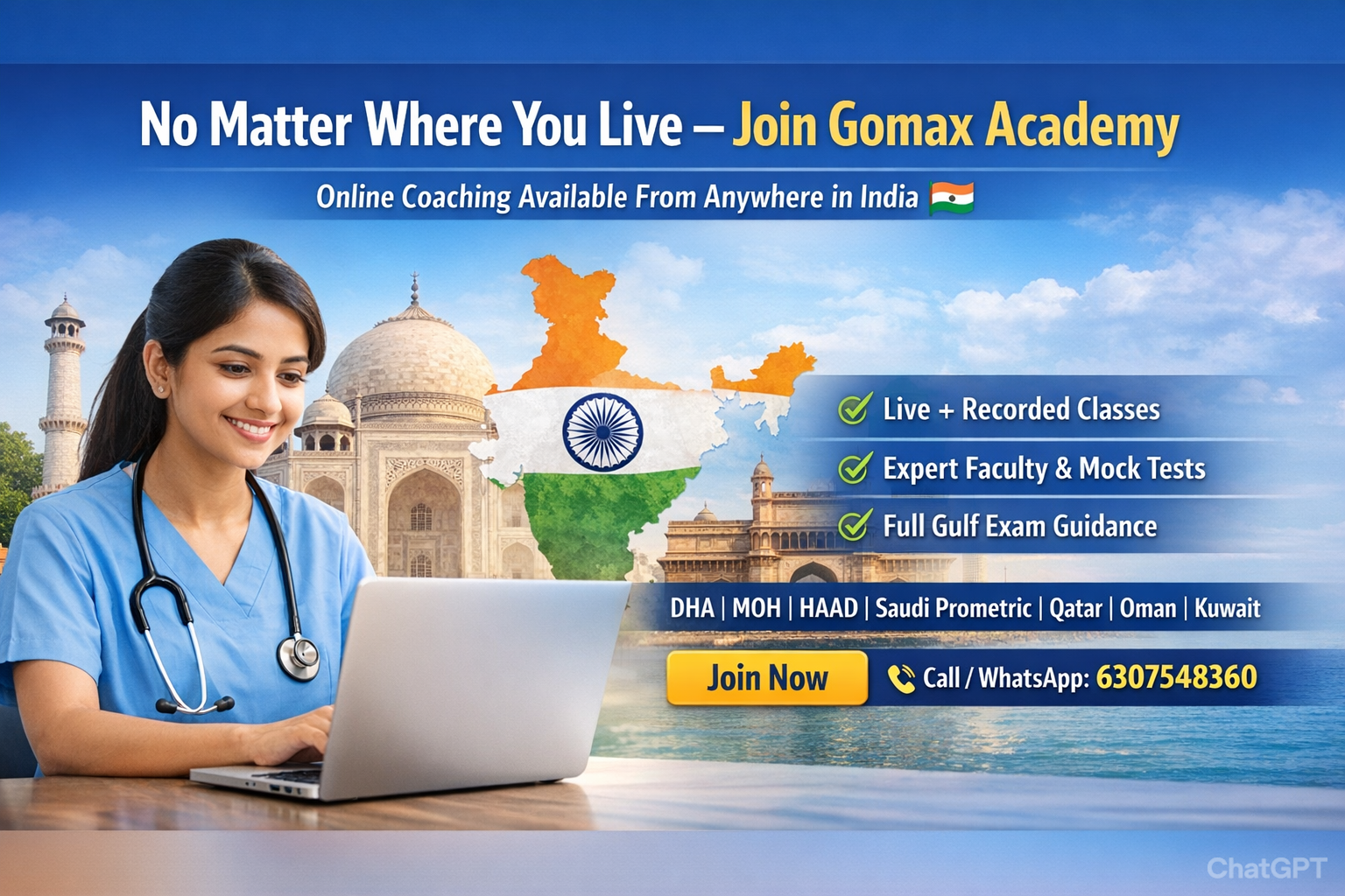 No Matter Where You Live — Join Gomax Academy From Anywhere in India
